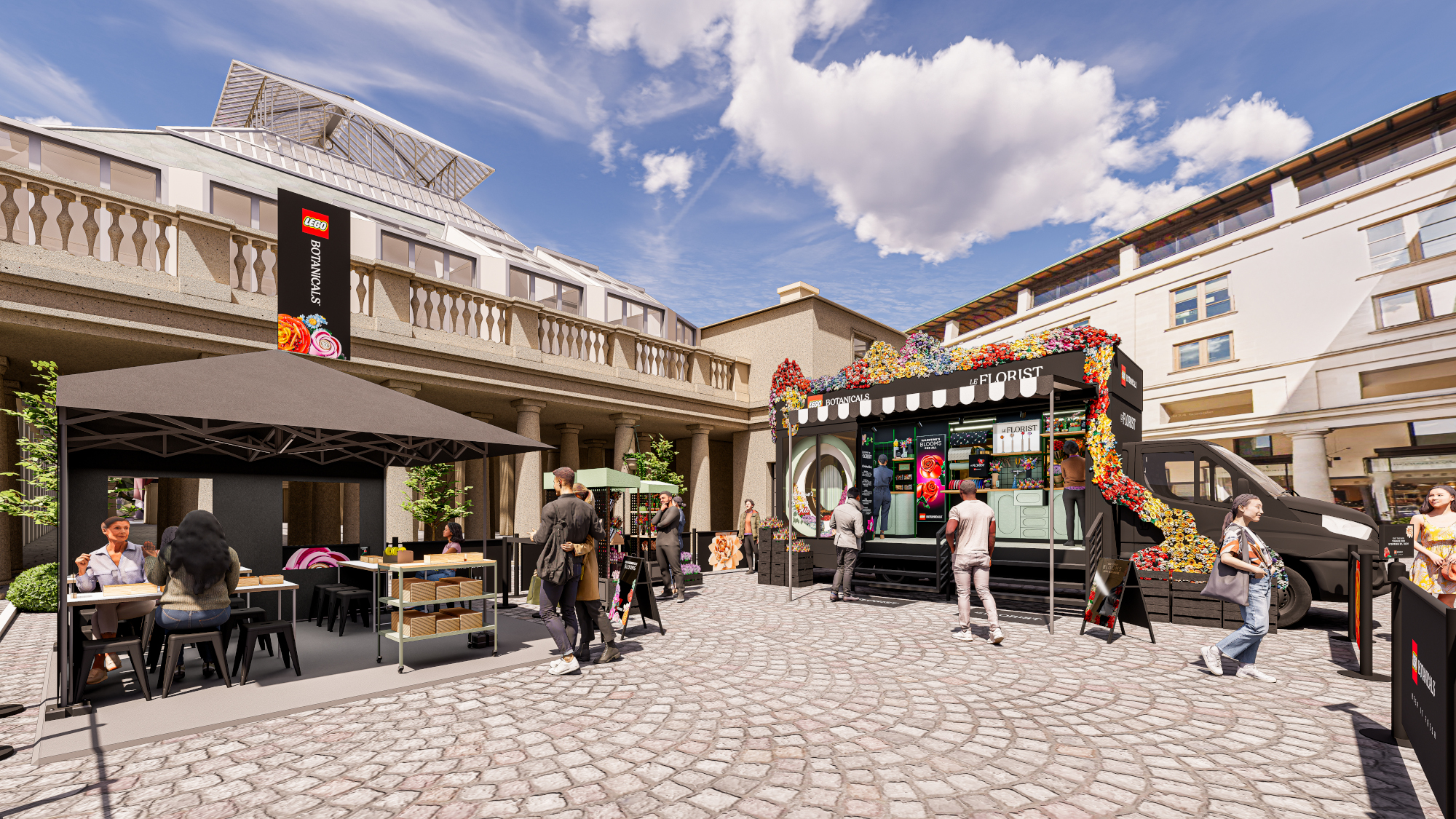 Join the LEGO Botanicals Le Florist Flower Truck Tour: Celebrate Love & Creativity with Interactive Workshops and Online Classes!